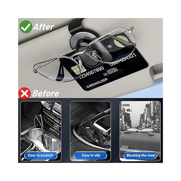 Vehicle Sun Visor Clip Holder