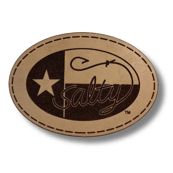 Leather Badge with Laser Engraving