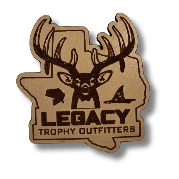 Leather Badge with Laser Engraving