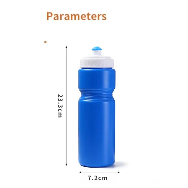 Colored Bike Bottle Made 24 OZ With Push Spout