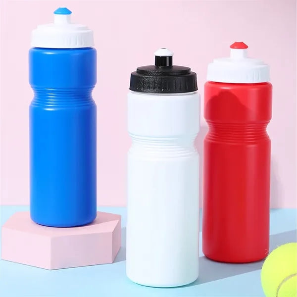 Colored Bike Bottle Made 24 OZ With Push Spout