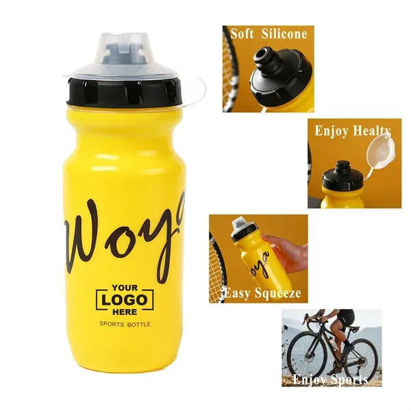 20 OZ Plastic Water Bottle Push Spout