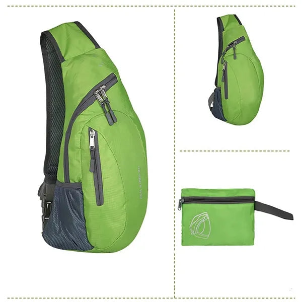 Outdoor Foldable Single Shoulder Crossbody Bag for Hiking