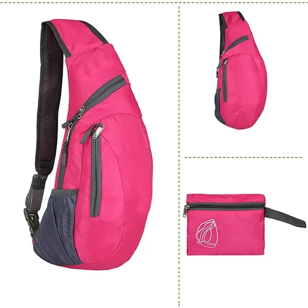 Outdoor Foldable Single Shoulder Crossbody Bag for Hiking