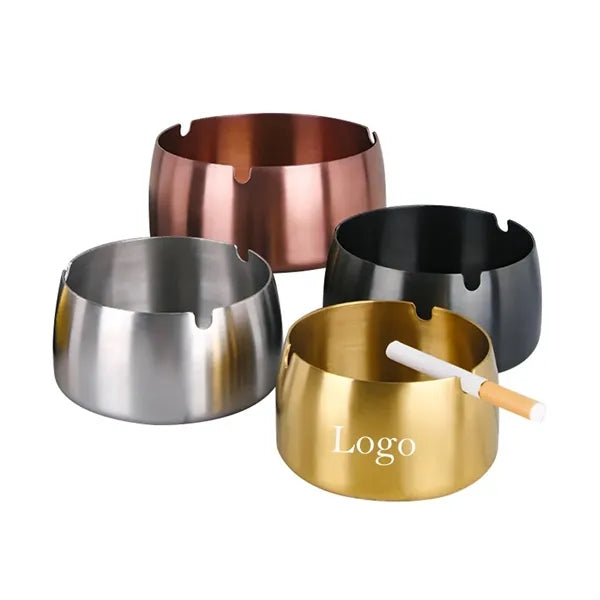 Round Stainless Steel Ash Tray
