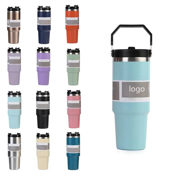 Double Layer Large Capacity Car Portable Thermos Cup