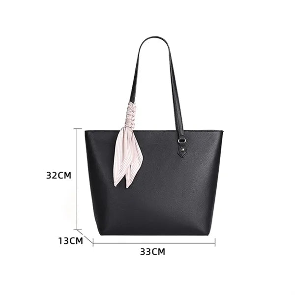 Genuine Leather Top-handle Shoulder Bag for women