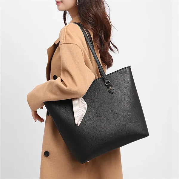 Genuine Leather Top-handle Shoulder Bag for women