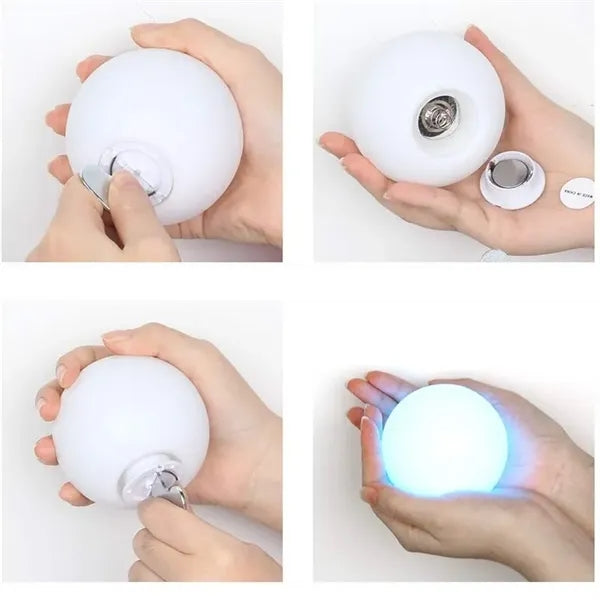 3" Custom ABS LED Light-Up Floating Beach Ball