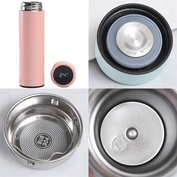 Temperature Sensing Insulation Cup Smart Thermos Bottle