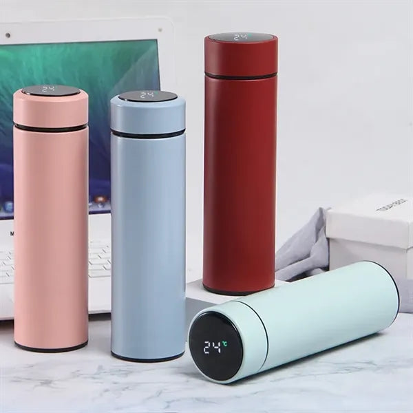 Temperature Sensing Insulation Cup Smart Thermos Bottle