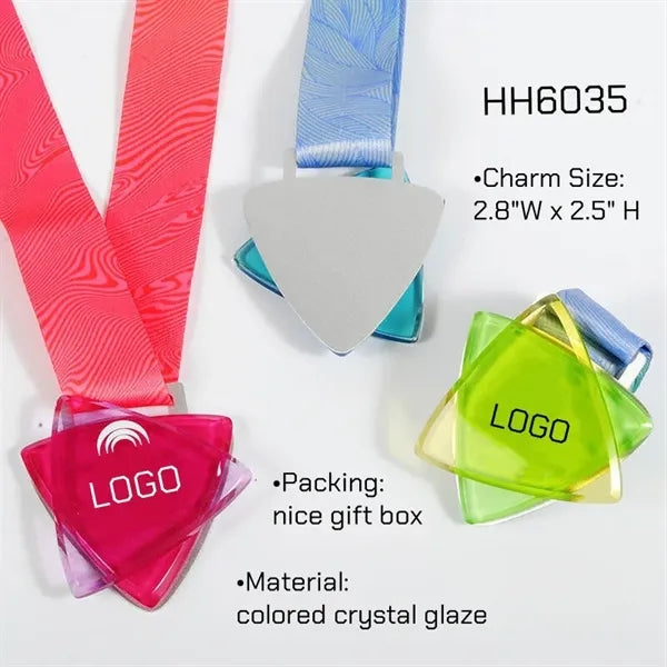 Sports Crystal Medal Award for Winner Gift Prize
