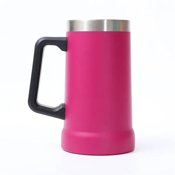 24 oz Stainless Steel Beer Stein with Big Grip Handle