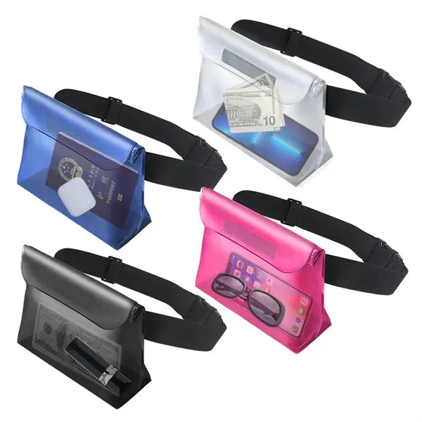 Clear Swimming Outdoor Fanny Pack Waterproof Beach Belt Bag