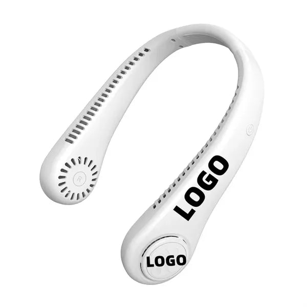 ABS Portable Rechargeable Hands Free Neck Fan w/3 Speeds