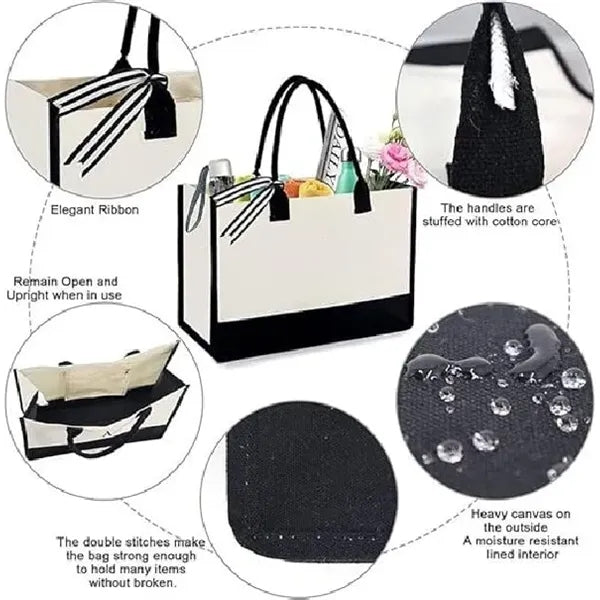 Canvas Tote Present Bag