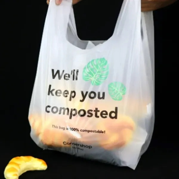 Supermarket Biodegradable Shopping Tote Daily-use PlasticBag