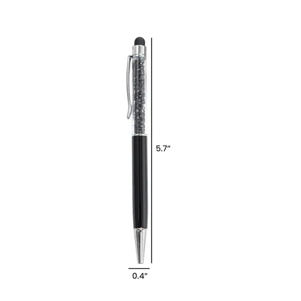Diamond Crystal Ballpoint Pen With Stylus