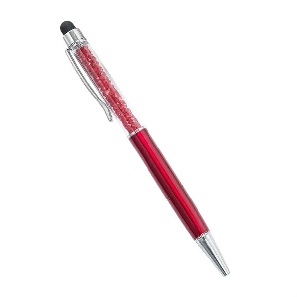 Diamond Crystal Ballpoint Pen With Stylus