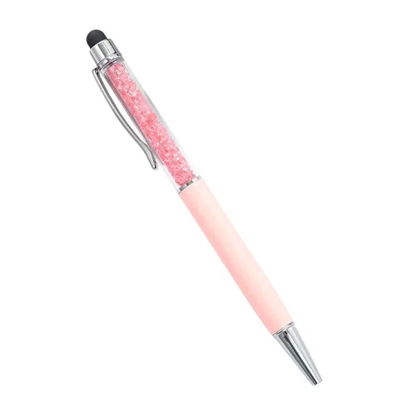 Diamond Crystal Ballpoint Pen With Stylus