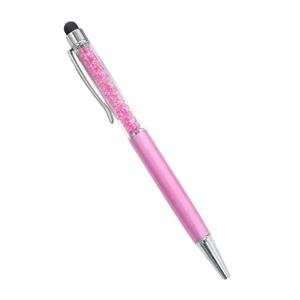Diamond Crystal Ballpoint Pen With Stylus