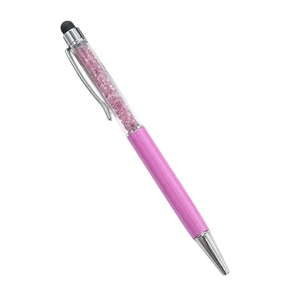 Diamond Crystal Ballpoint Pen With Stylus