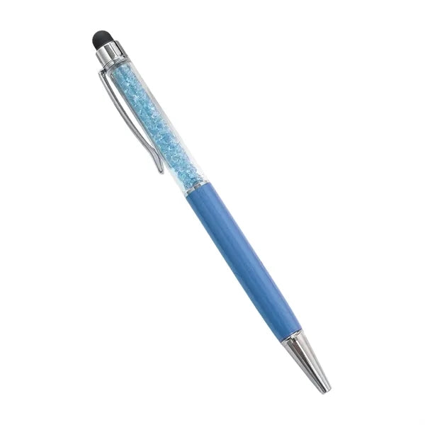 Diamond Crystal Ballpoint Pen With Stylus