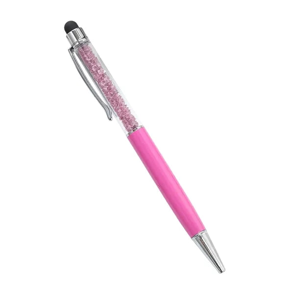 Diamond Crystal Ballpoint Pen With Stylus