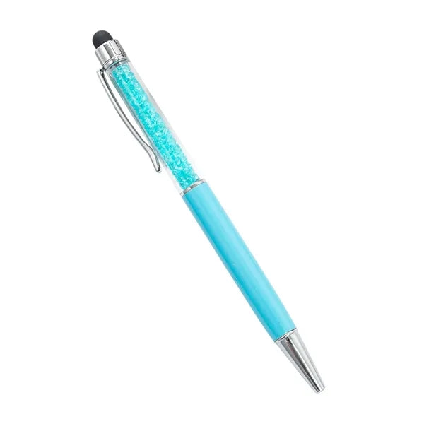 Diamond Crystal Ballpoint Pen With Stylus
