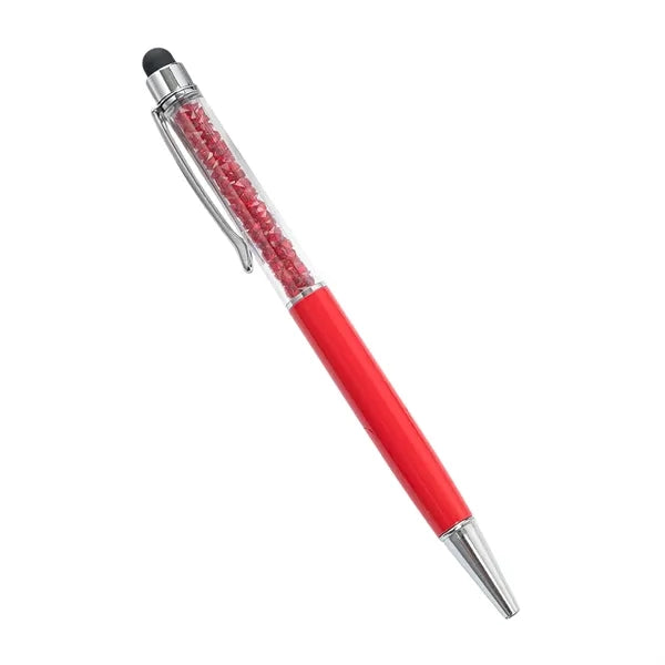 Diamond Crystal Ballpoint Pen With Stylus