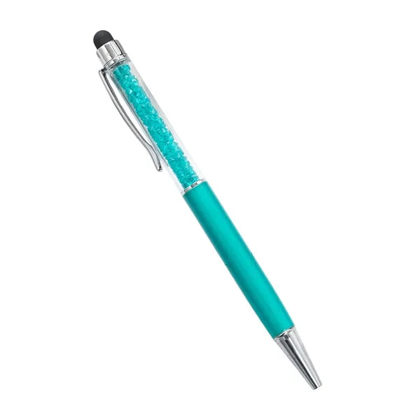 Diamond Crystal Ballpoint Pen With Stylus