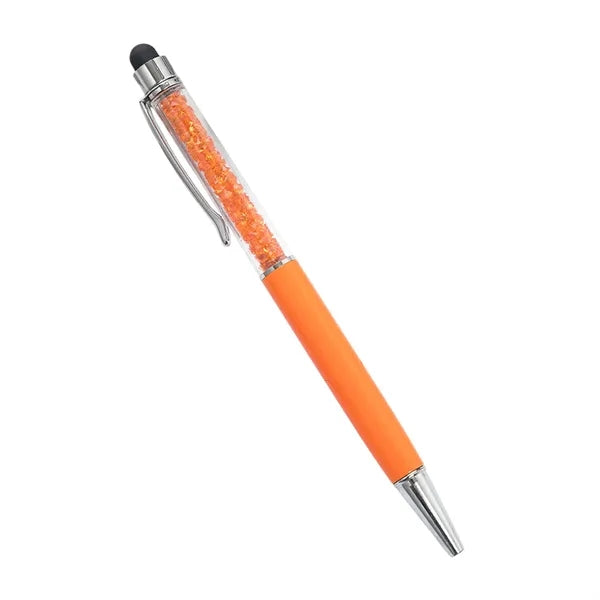 Diamond Crystal Ballpoint Pen With Stylus