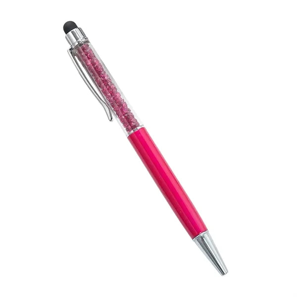 Diamond Crystal Ballpoint Pen With Stylus