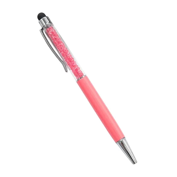 Diamond Crystal Ballpoint Pen With Stylus