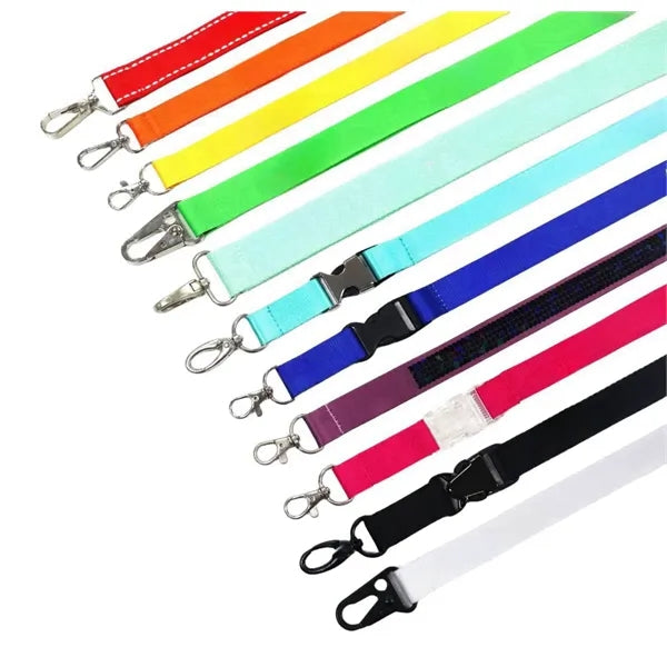 3/8" Custom Lanyard w/ Badge Holder
