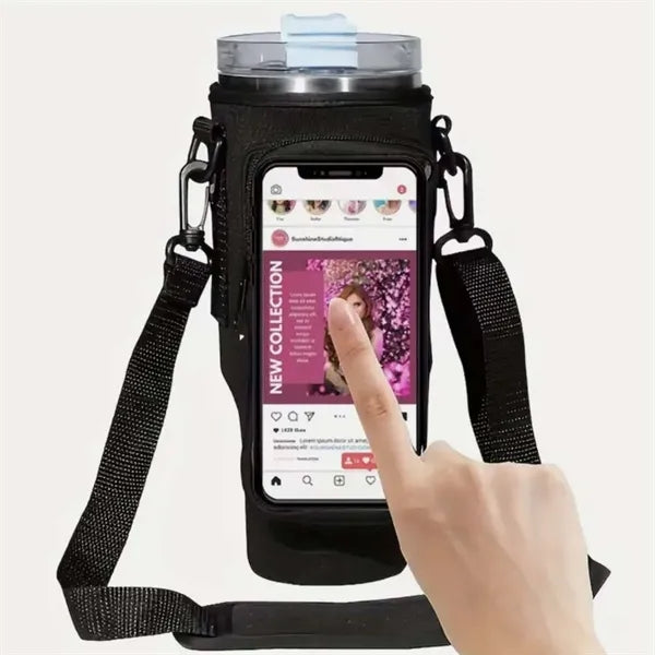 Touch Screen Water Bottle Carrier Bag for 40oz Tumbler