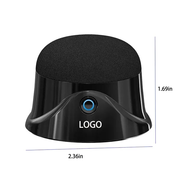 Magnetic phone holder speaker