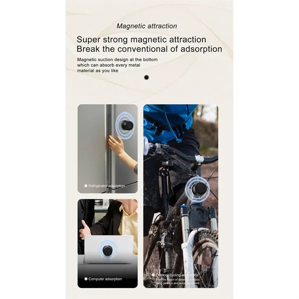Magnetic phone holder speaker