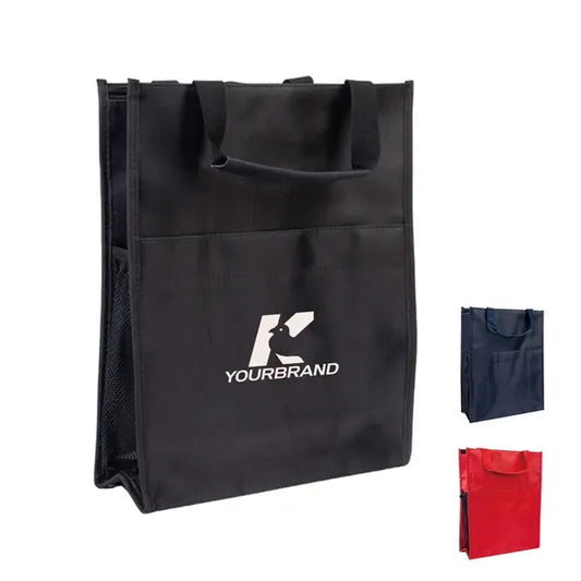 Large capacity multi-purpose portable zipper document bag
