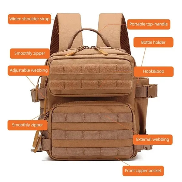 Multifunctional Tactical Fitness Mountaineering Backpack