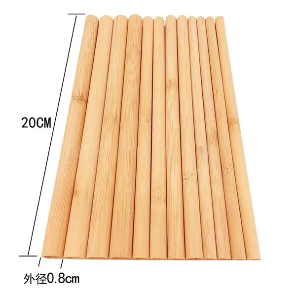 Economical and practical bamboo straw