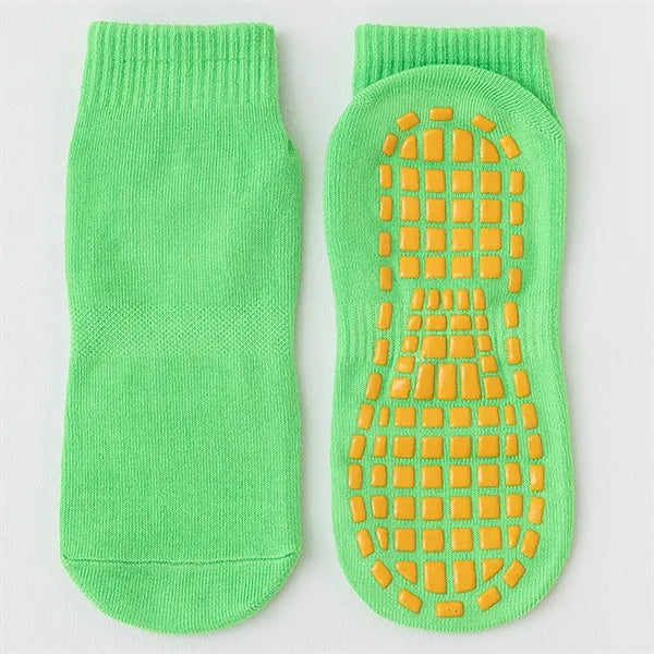 Non-Slip Yoga Trampoline Mid Tube Socks for Children