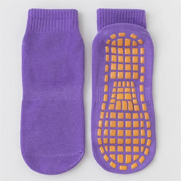 Non-Slip Yoga Trampoline Mid Tube Socks for Children