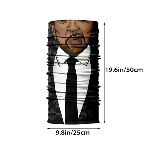 Premium Full Color Skull Cooling Face Mask UPF 50+