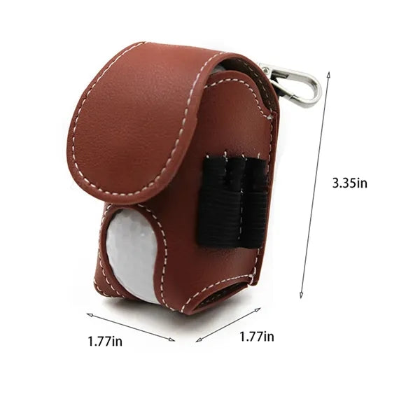 Outdoor portable waist-mounted small golf tees set bag