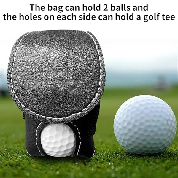 Outdoor portable waist-mounted small golf tees set bag