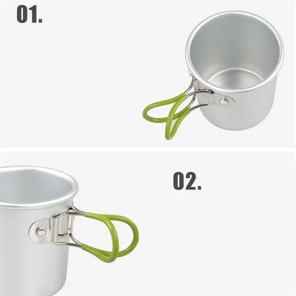 Versatile Outdoor Water Cup Coffee Folding Camping Mug