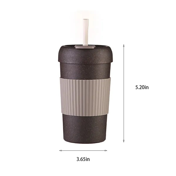 Degradable coffee grounds high temperature resistant cup