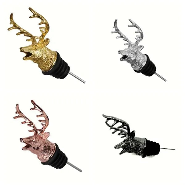 Alloy Bull Wine Stopper Cap Cork
