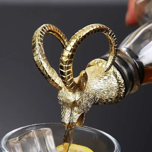 Alloy Bull Wine Stopper Cap Cork